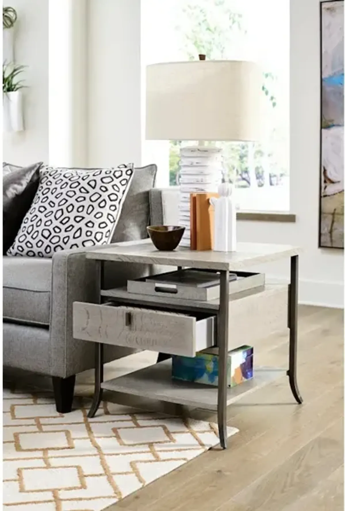 Rockford Rectangular Drawer End Table