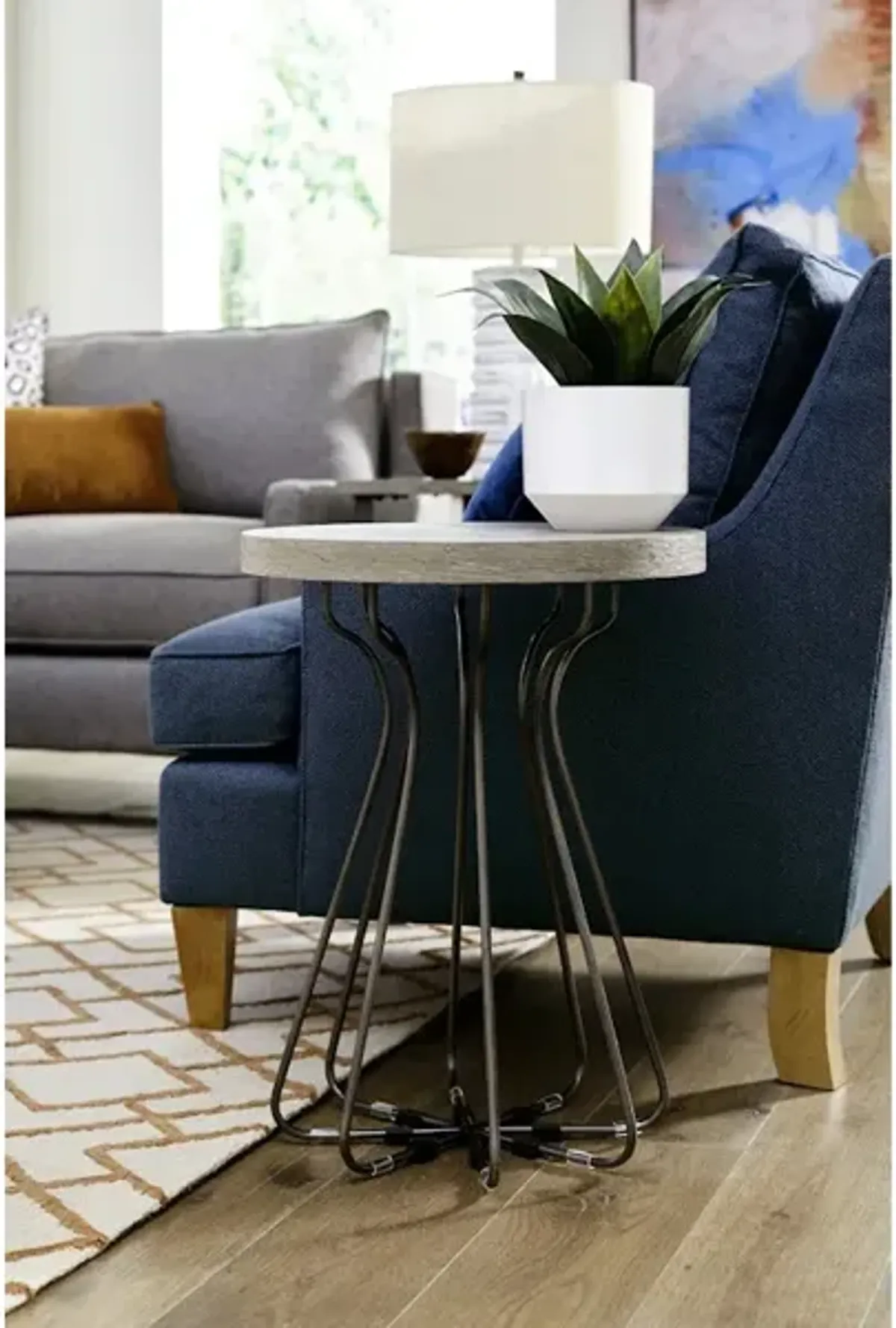 Brielle Round Accent Table