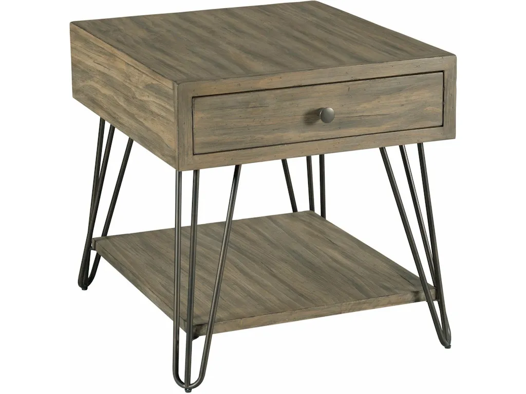 Rectangular Drawer End Table