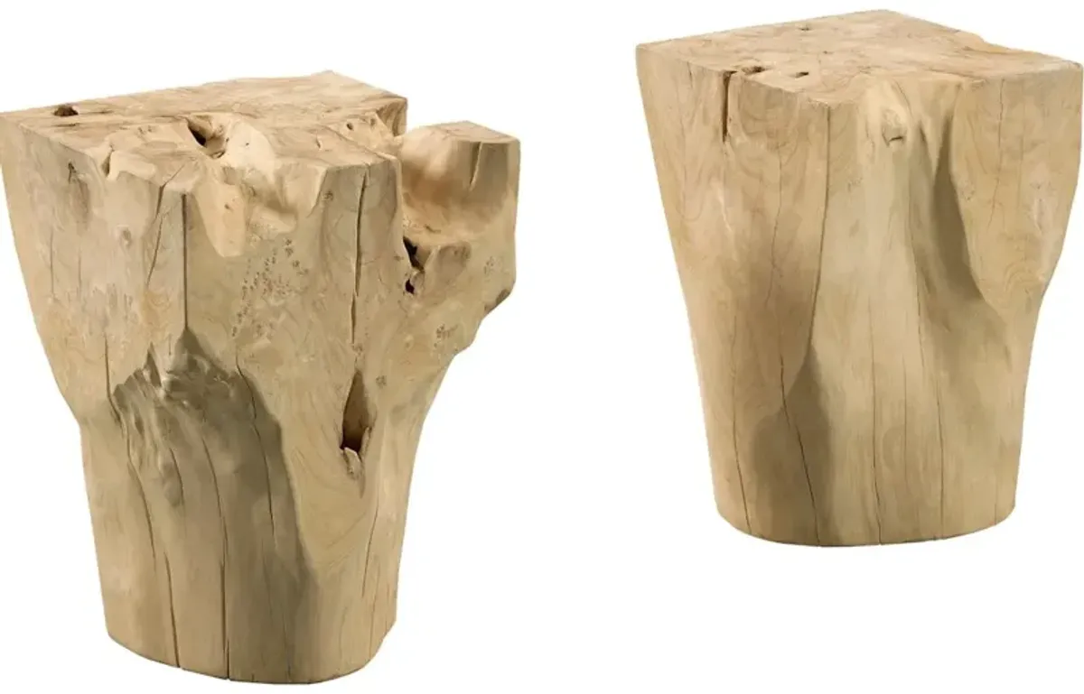 Bleached Root Accent Table