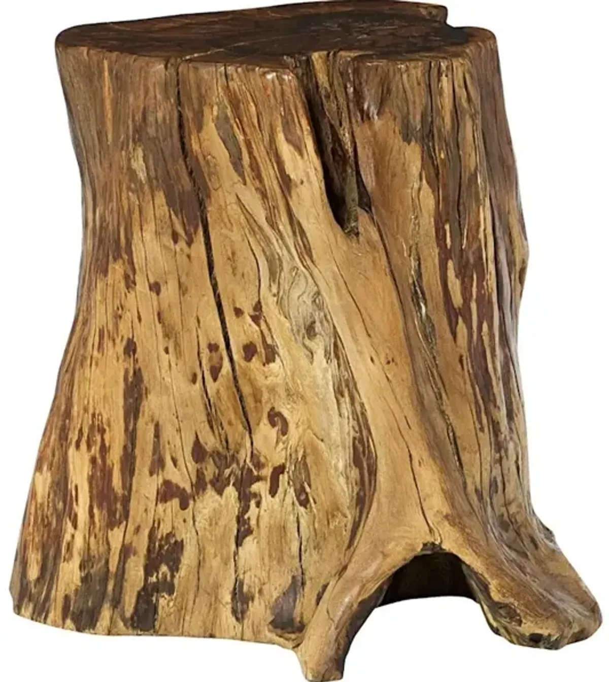 Tree Trunk Accent Table