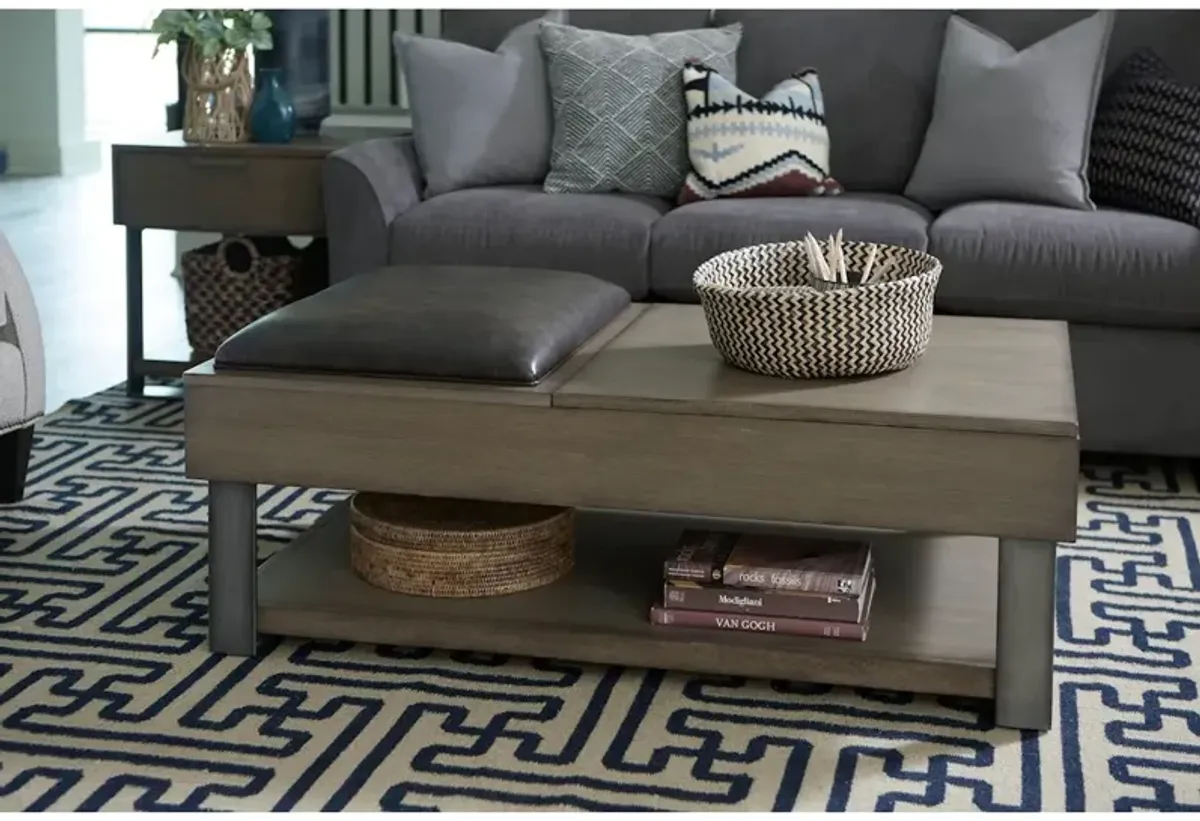 Lift Top Storage Coffee Ottoman Table