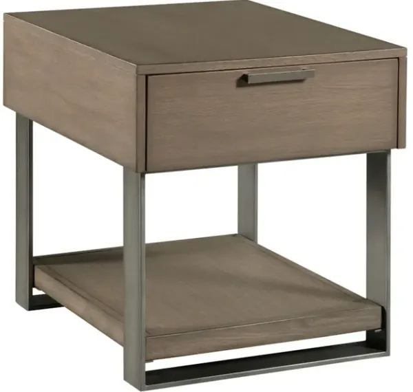 Rectangular Drawer End Table