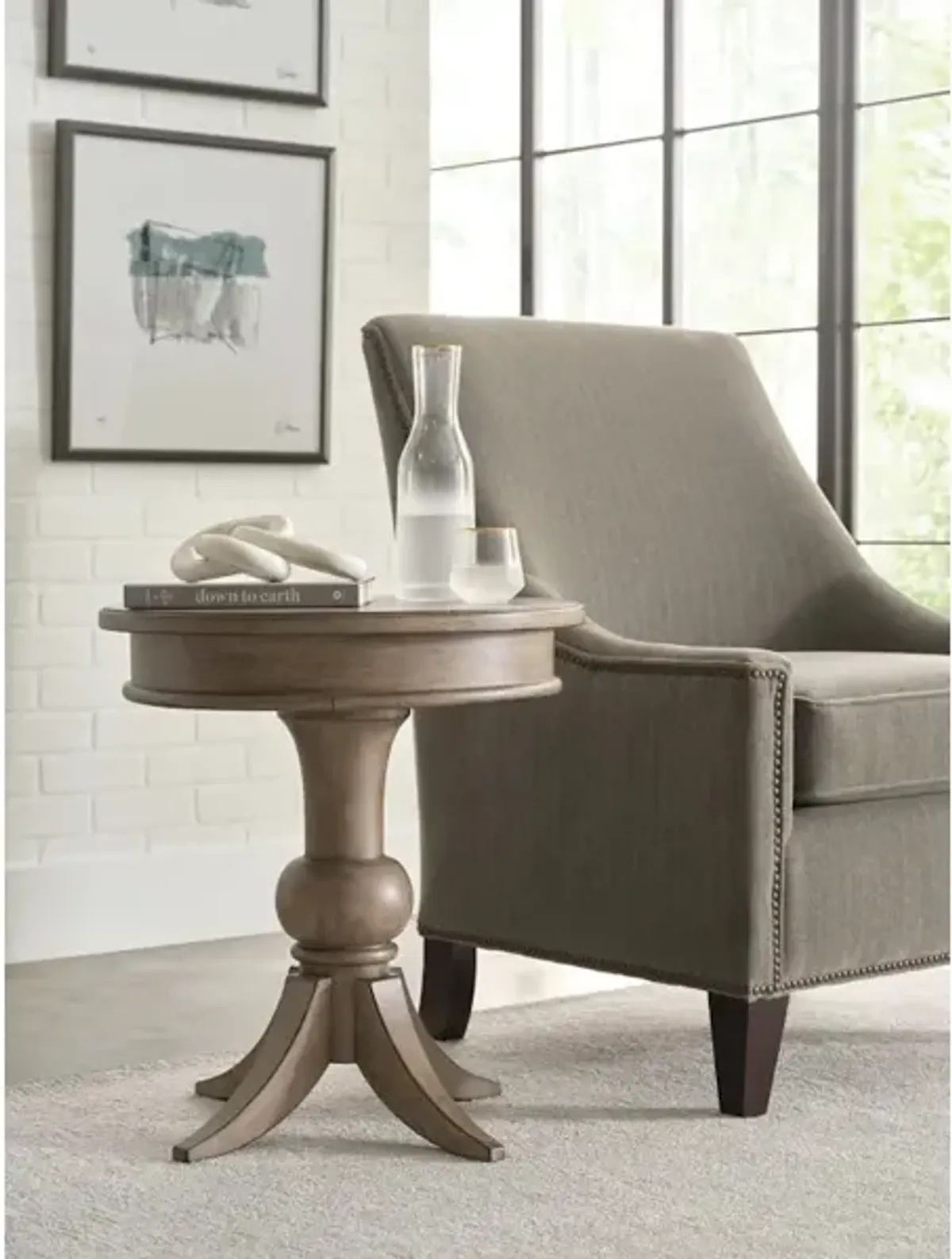 Georgie Round End Table