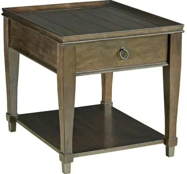 Rectangular Drawer End