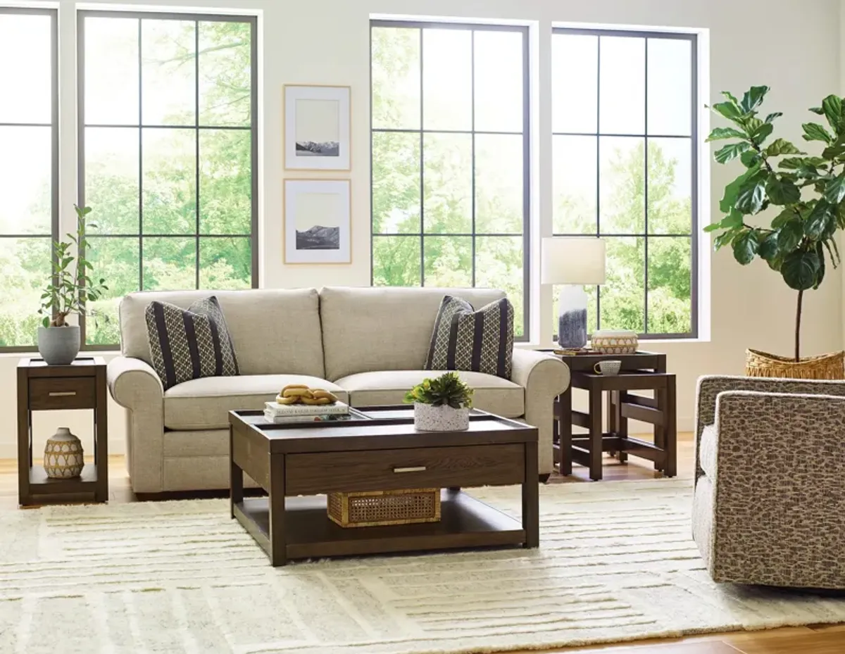 Rectangular Drawer Chairside Table