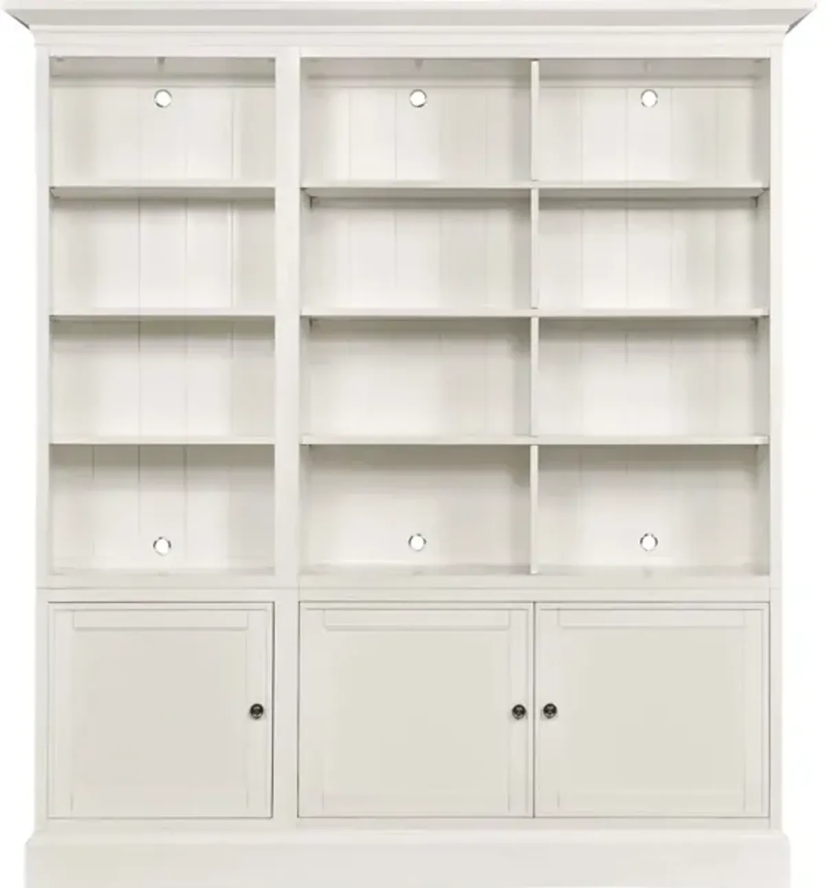 Triple Door Bookcase