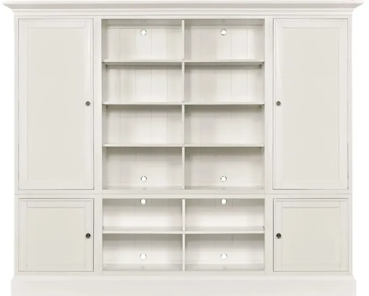 Quad Bookcase Entertainment Display
