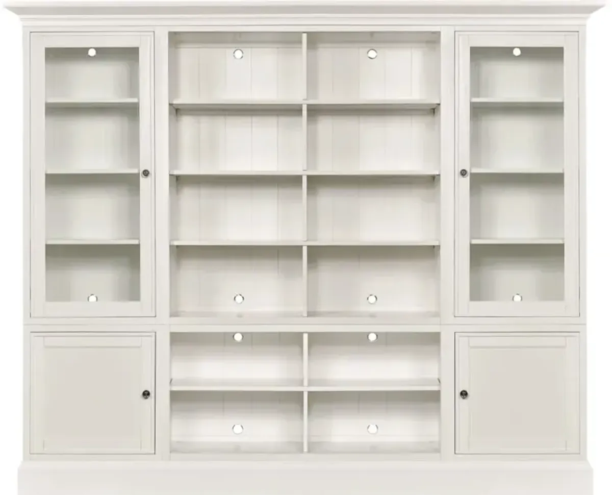 Quad Bookcase Entertainment Display