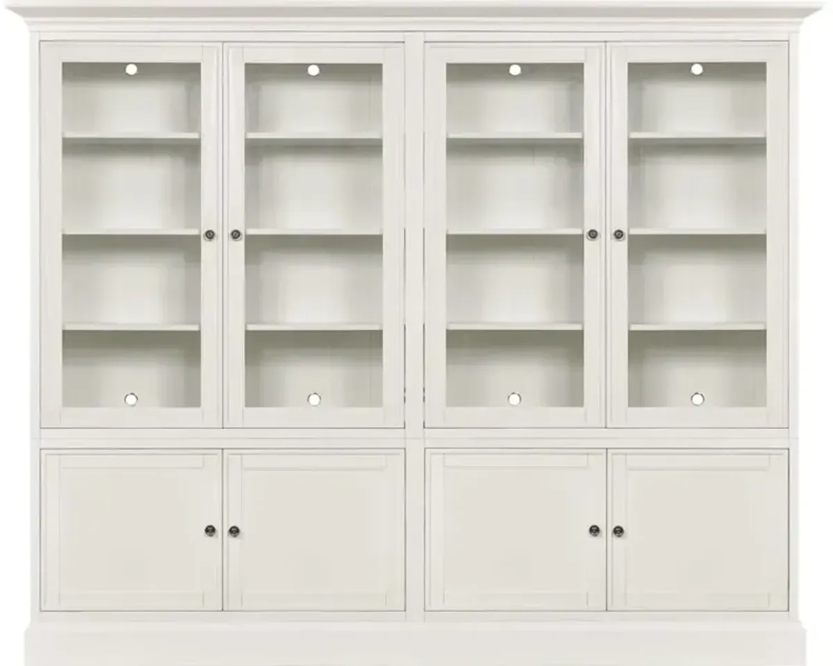 Quad Door Display Cabinet