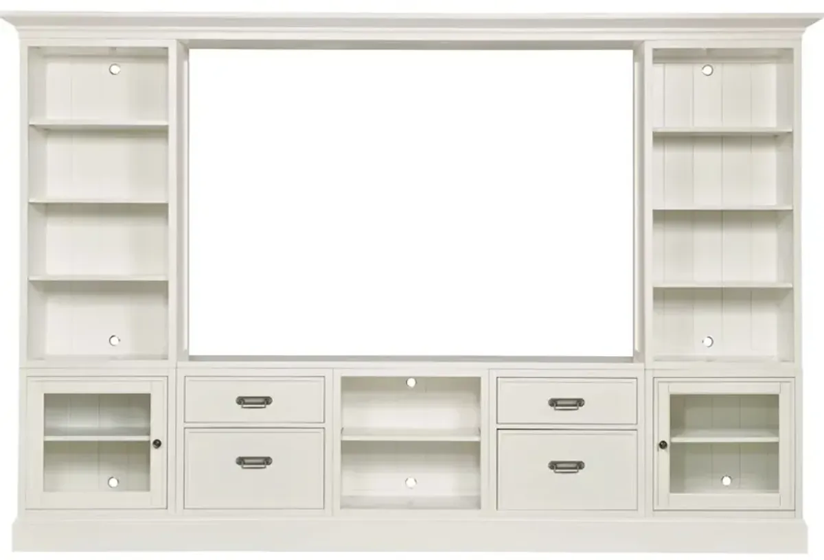 Quintuple Storage Entertainment Wall