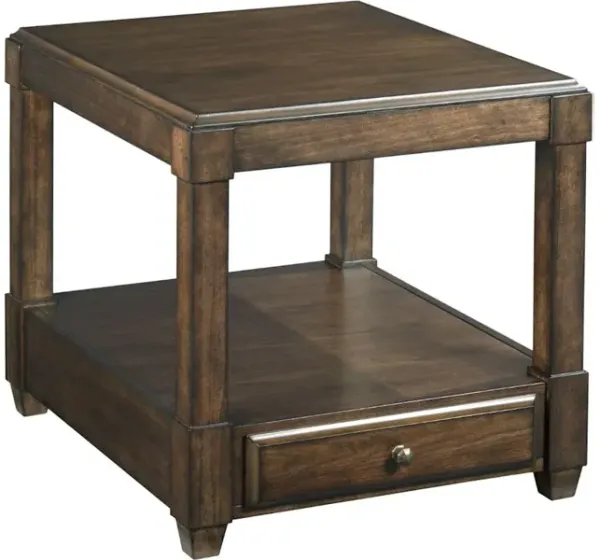 Rectangular Drawer End Table