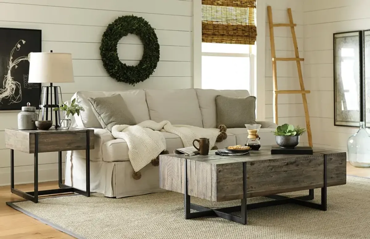 Rectangular Drawer End Table