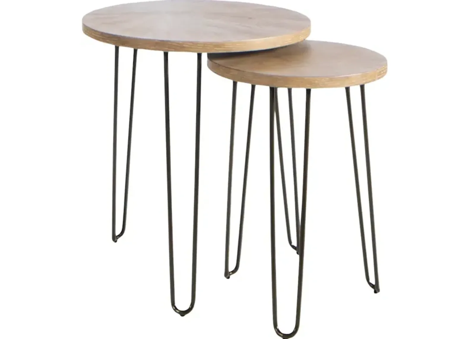 Round Nesting End Tables