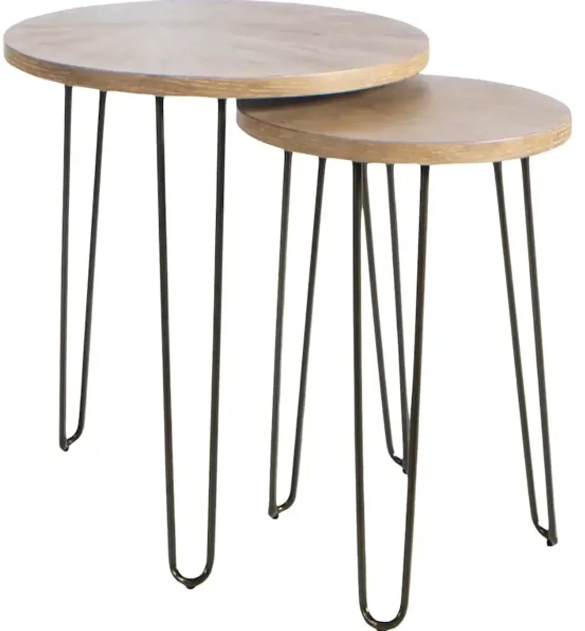 Round Nesting End Tables