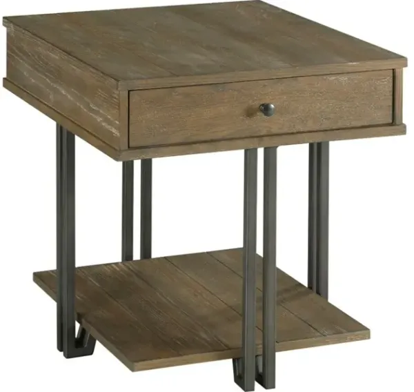 Rectangular Drawer End Table