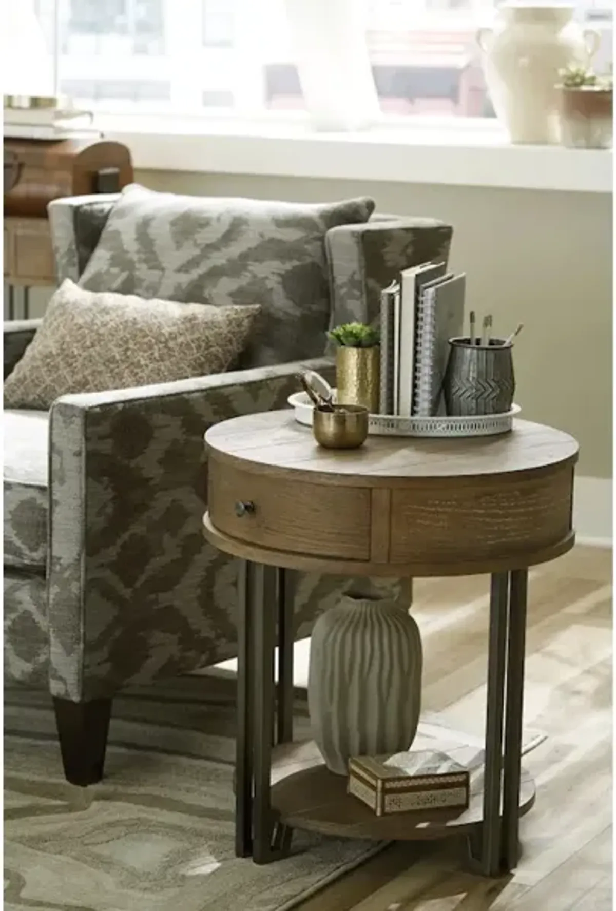 Round Chairside Table