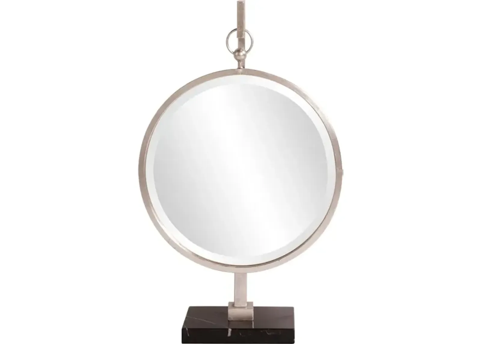 Medallion Silver Mirror