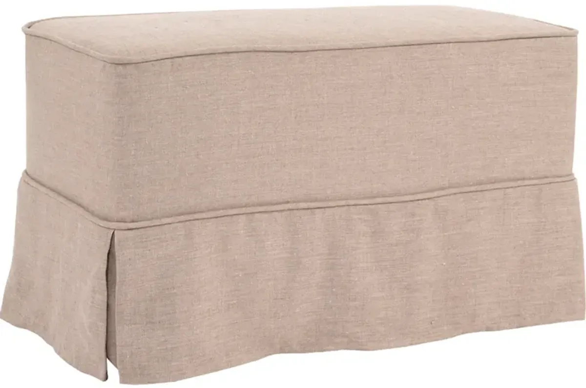 Universal Bench Linen Slub Natural - Skirted