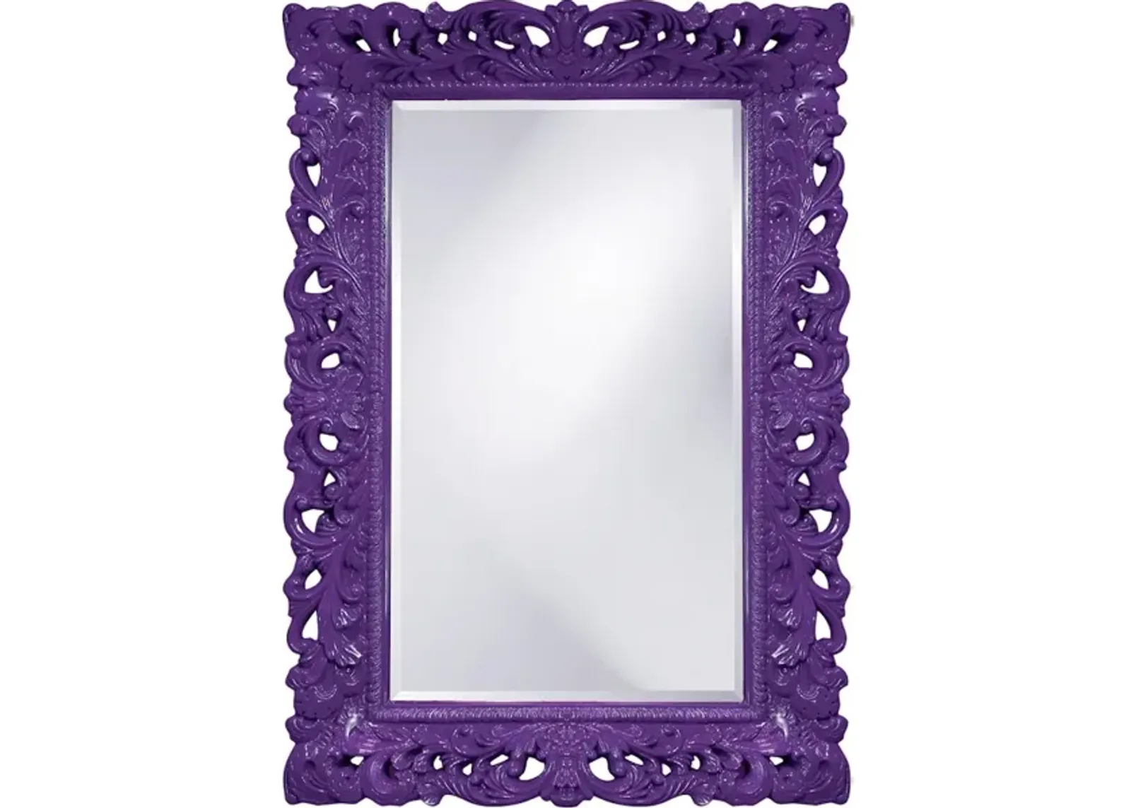 Barcelona Mirror - Glossy Royal Purple