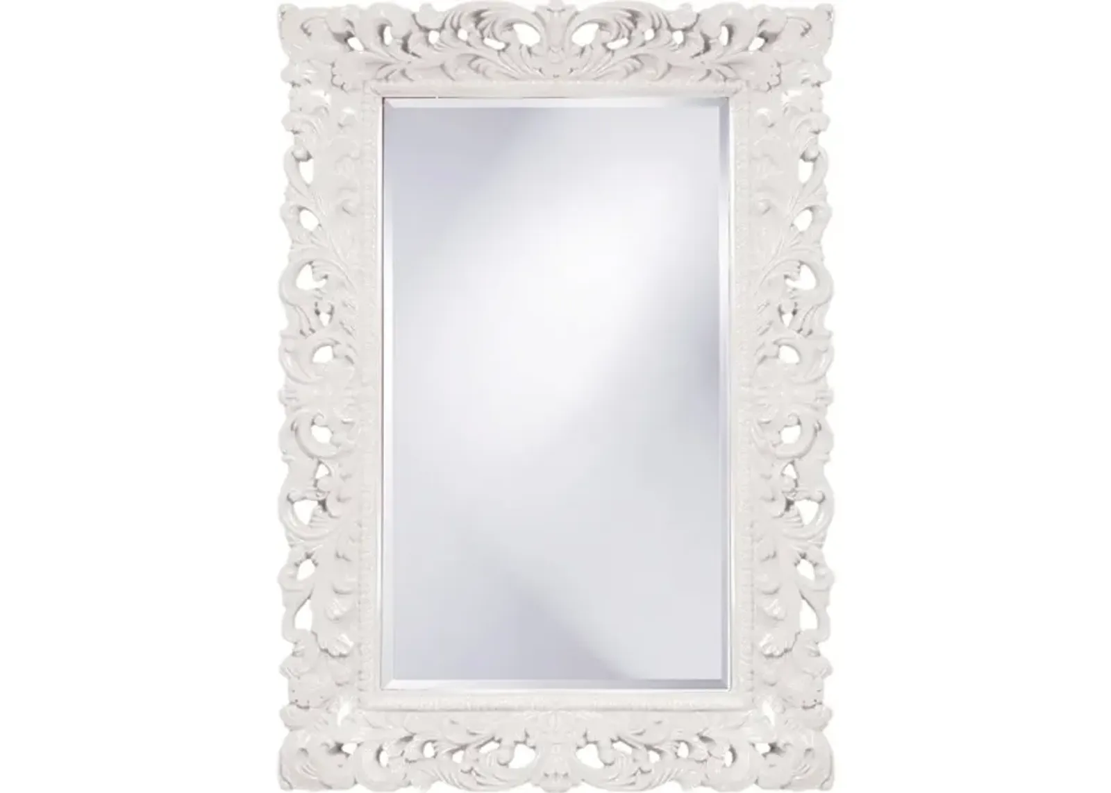 Barcelona Mirror - Glossy White