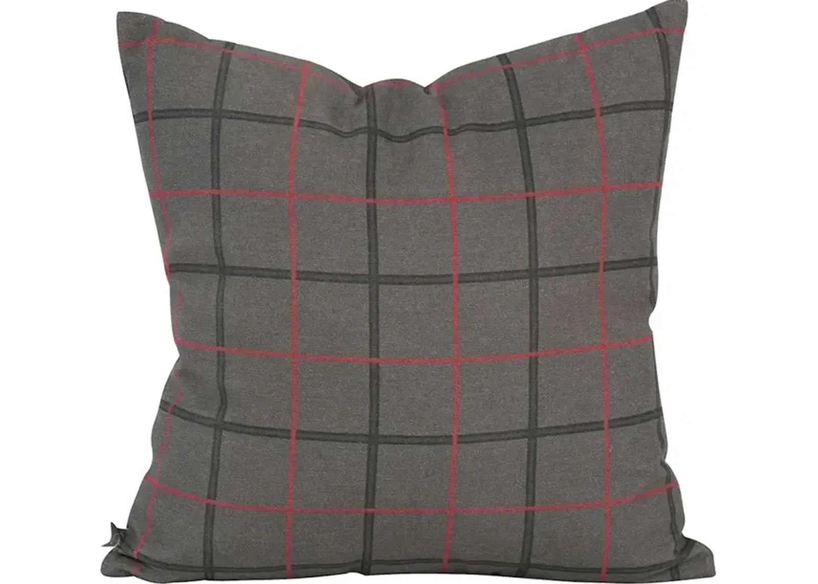 20 x 20 Pillow Oxford Charcoal - Down Insert