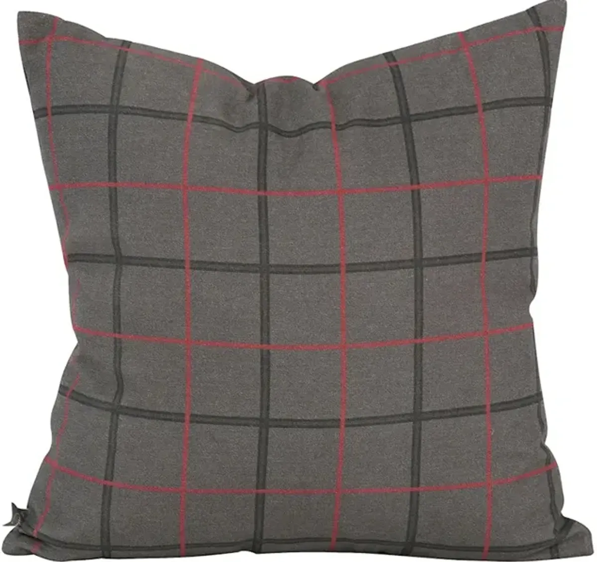 20 x 20 Pillow Oxford Charcoal - Down Insert