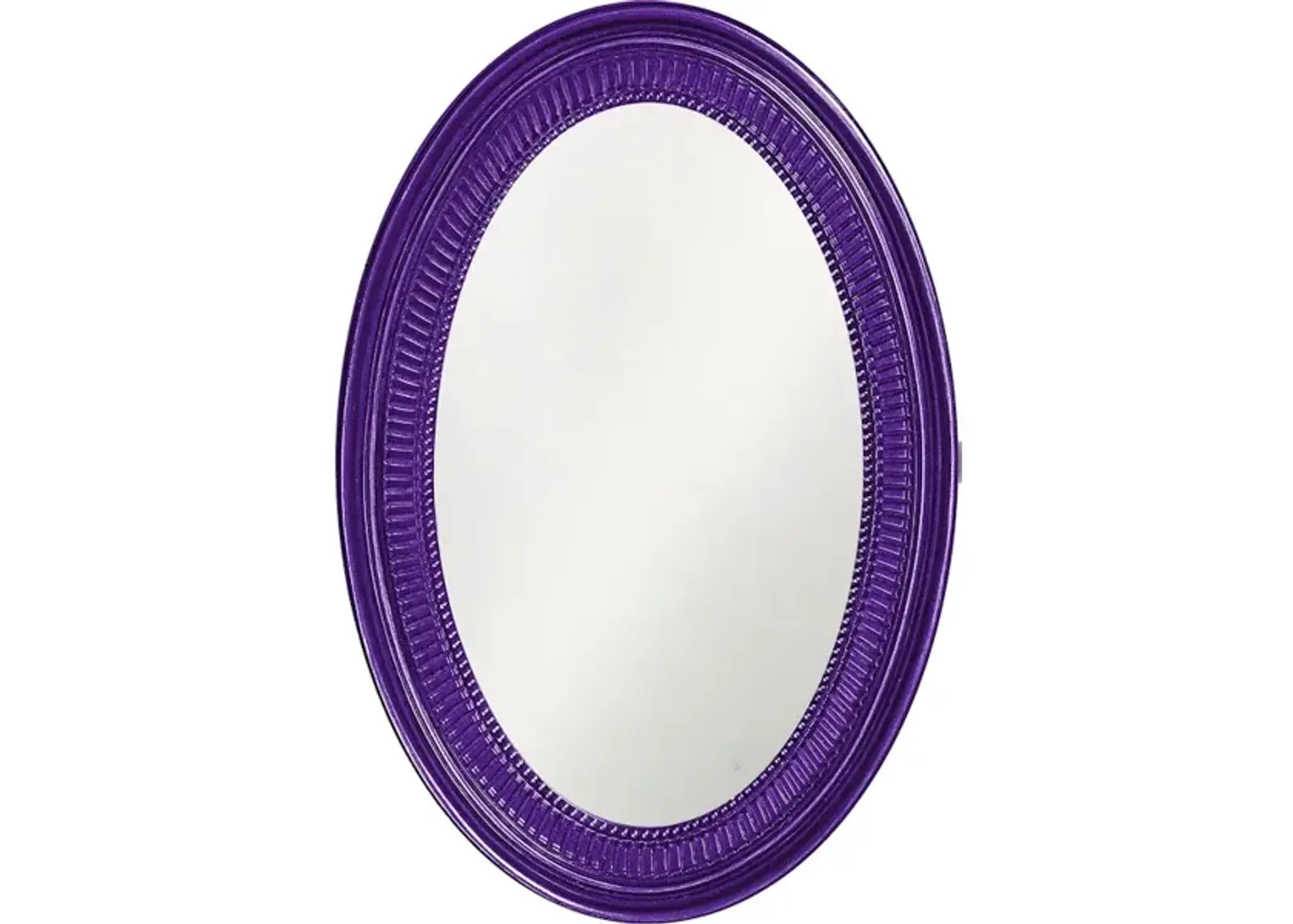 Ethan Mirror - Glossy Royal Purple