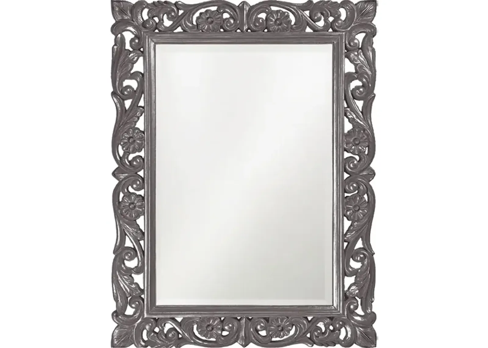 Chateau Mirror - Glossy Charcoal