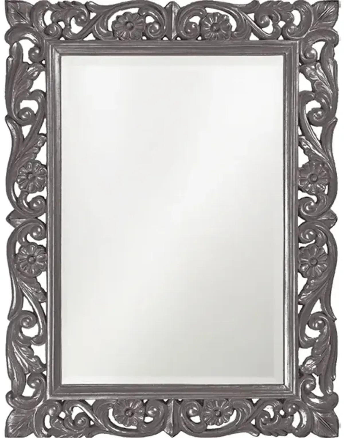 Chateau Mirror - Glossy Charcoal