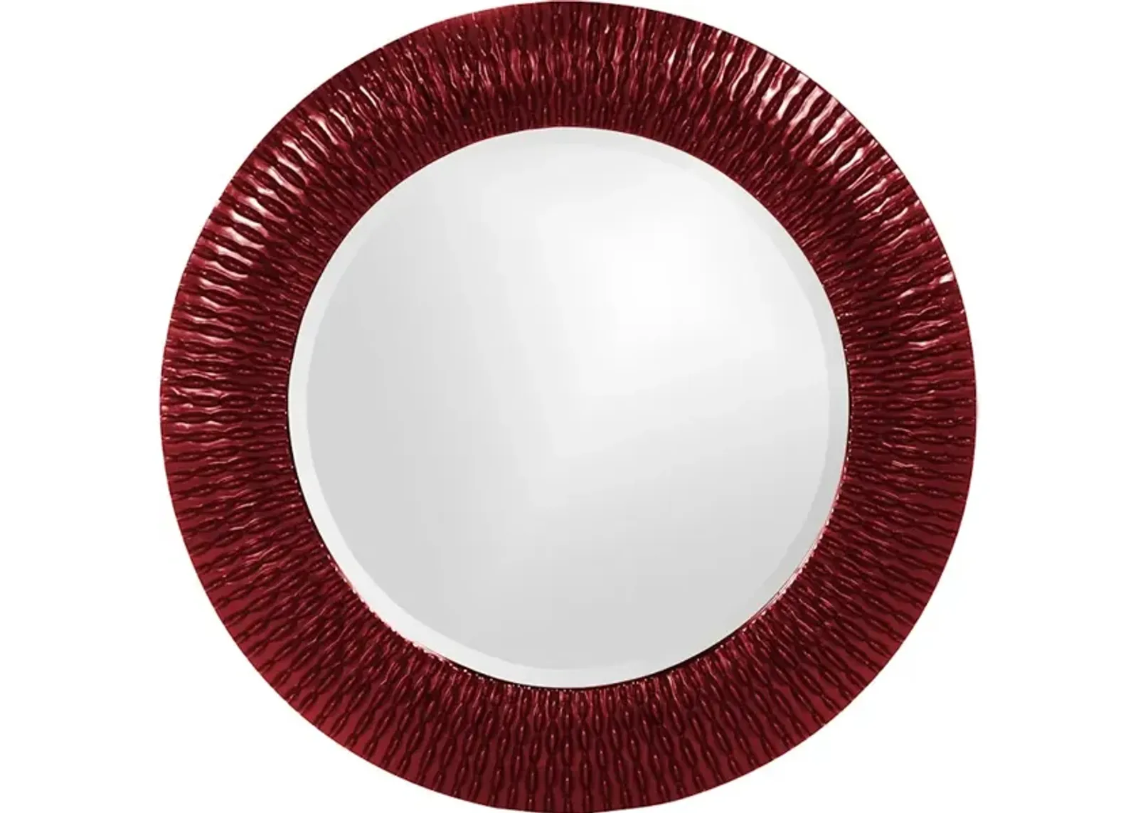 Bergman Mirror - Glossy Burgundy