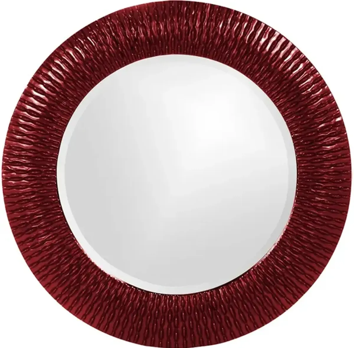 Bergman Mirror - Glossy Burgundy