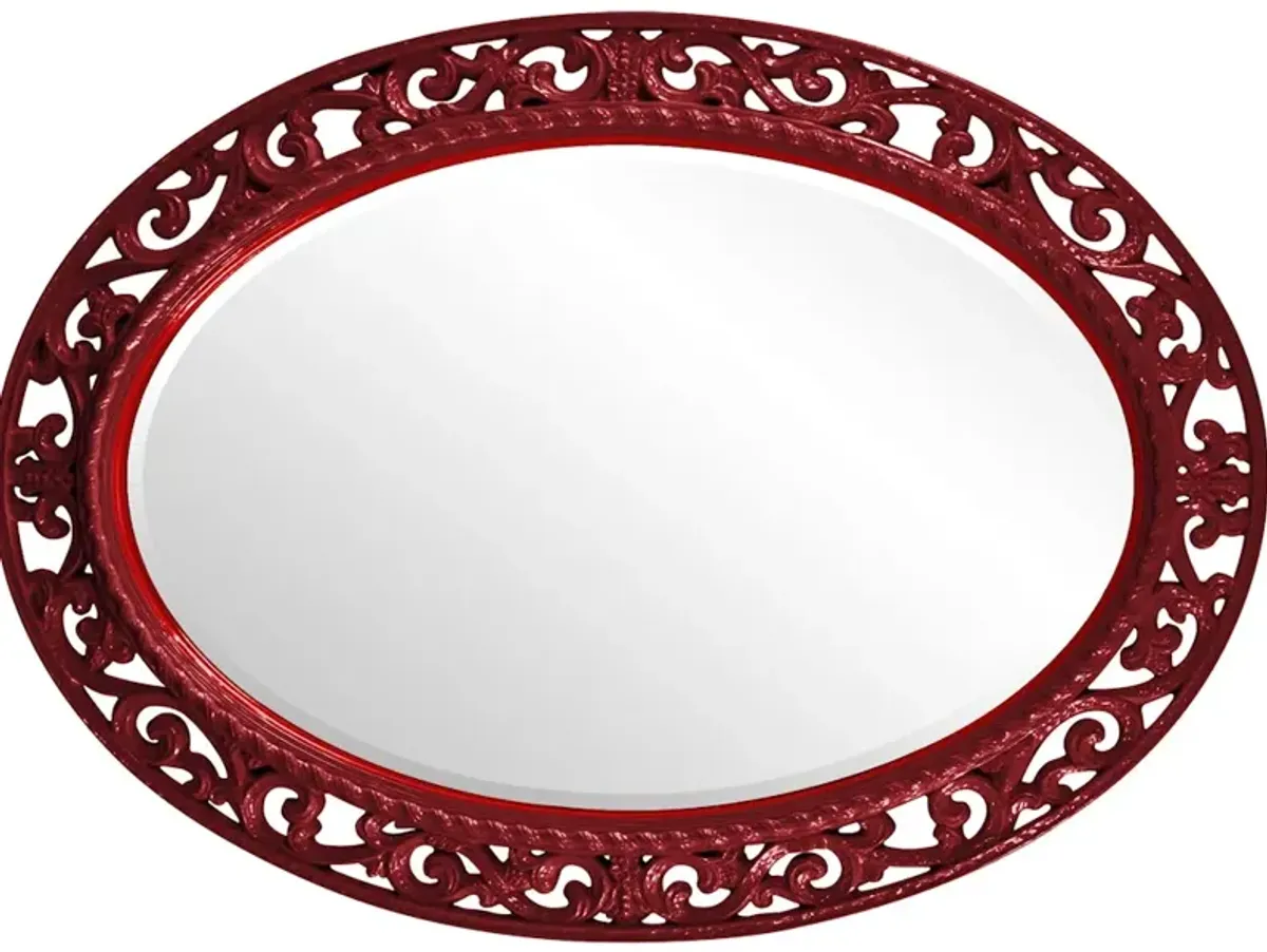 Suzanne Mirror - Glossy Burgundy