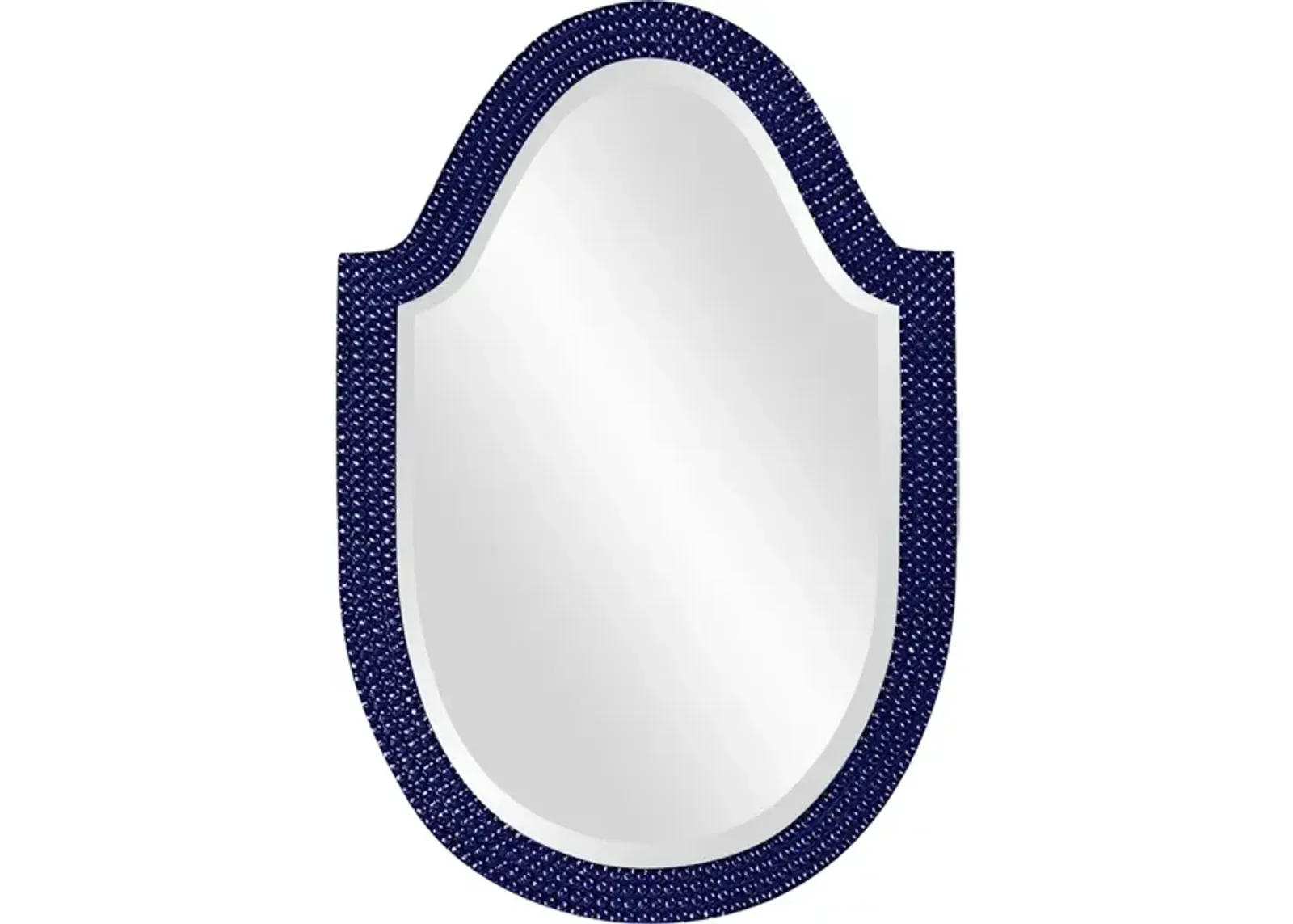 Lancelot Mirror - Glossy Navy