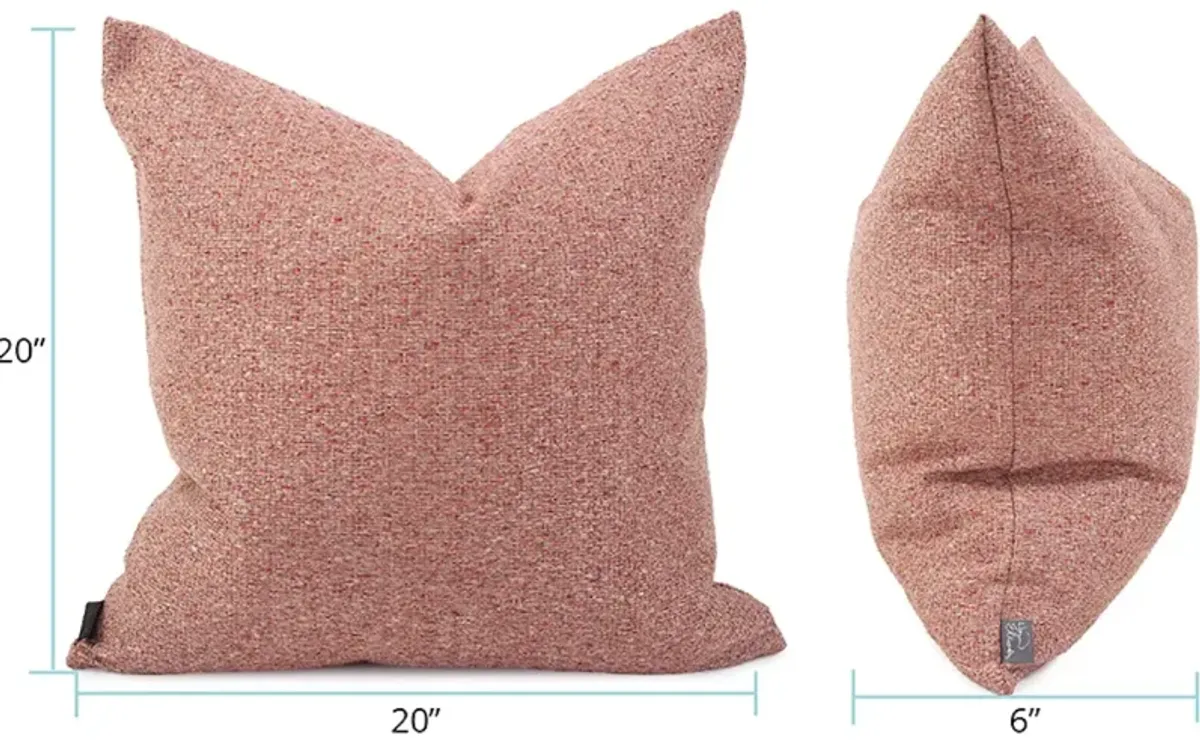 20 x 20 Pillow Panama Rose - Down Insert