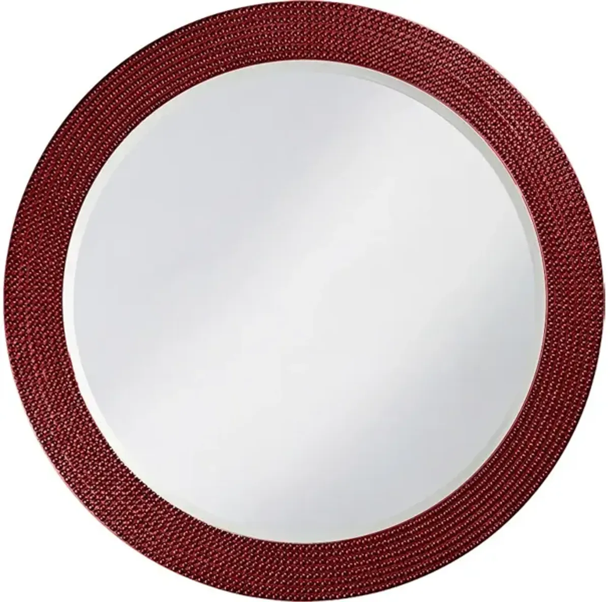 Lancelot Mirror - Glossy Burgundy