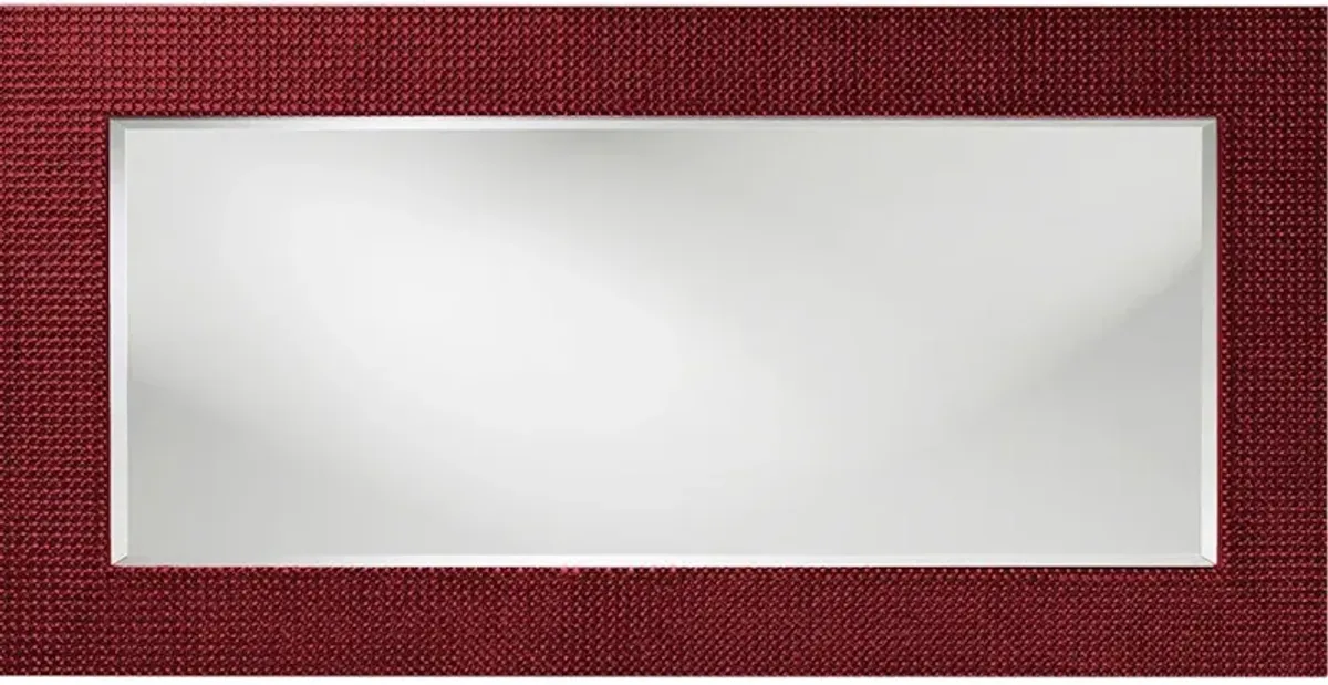 Lancelot Mirror - Glossy Burgundy