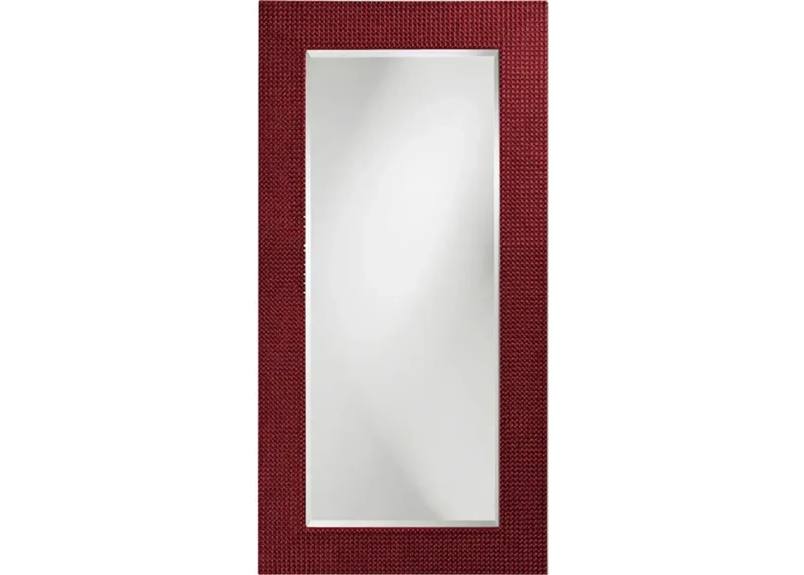 Lancelot Mirror - Glossy Burgundy