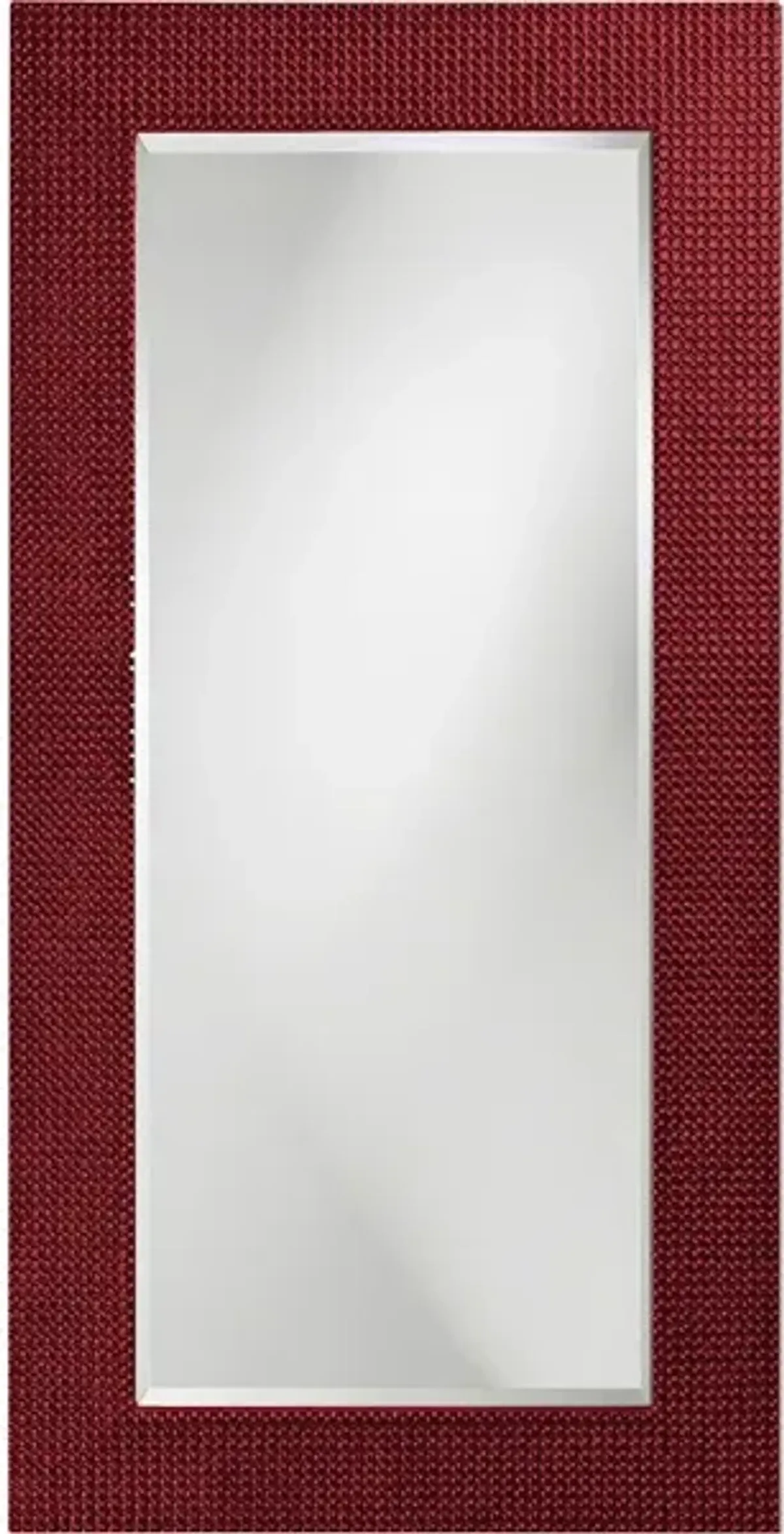 Lancelot Mirror - Glossy Burgundy