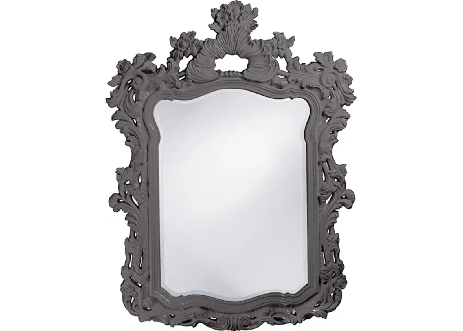 Turner Mirror - Glossy Charcoal