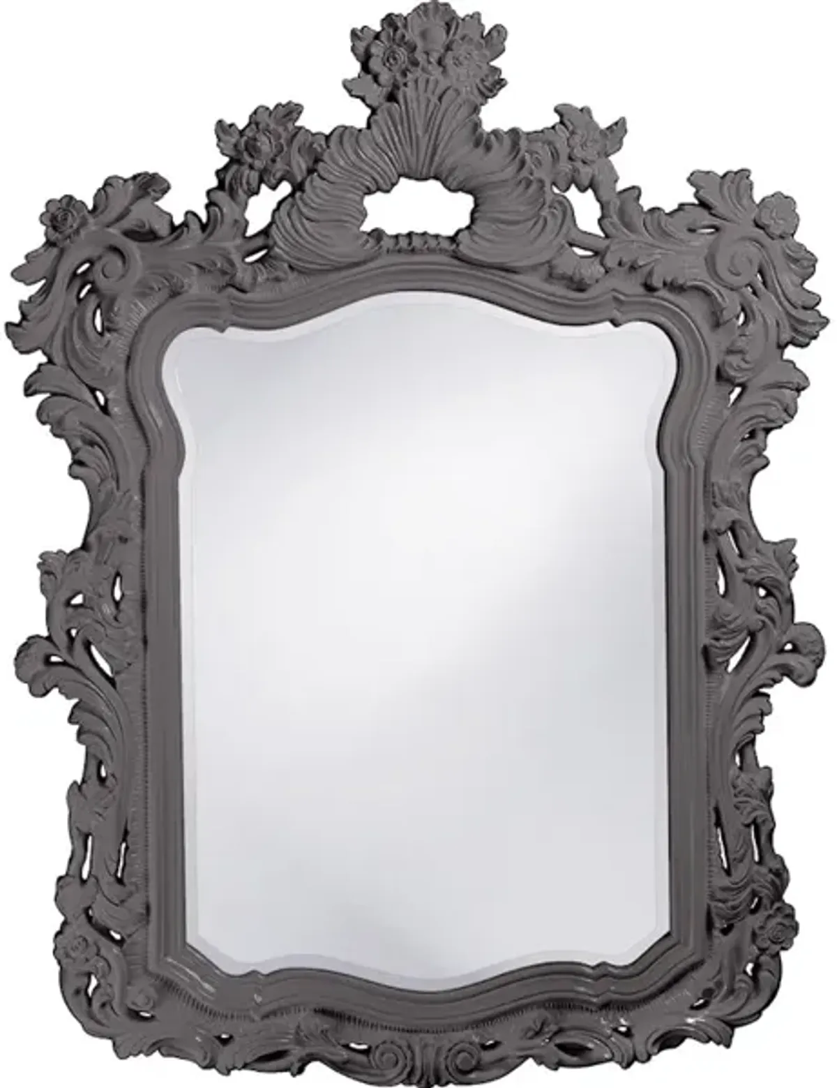 Turner Mirror - Glossy Charcoal