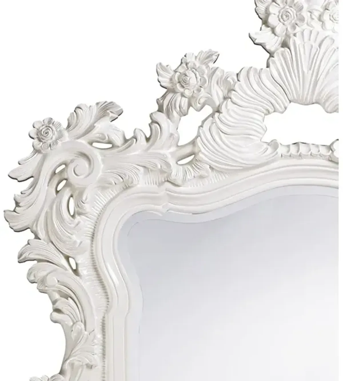 Turner Mirror - Glossy White