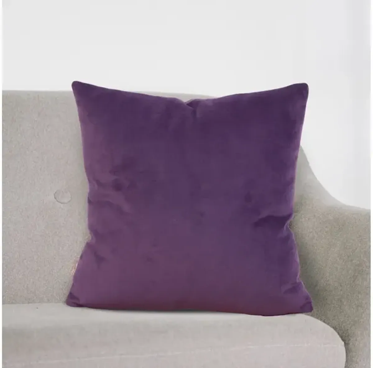 20 x 20 Pillow Bella Eggplant - Down Insert