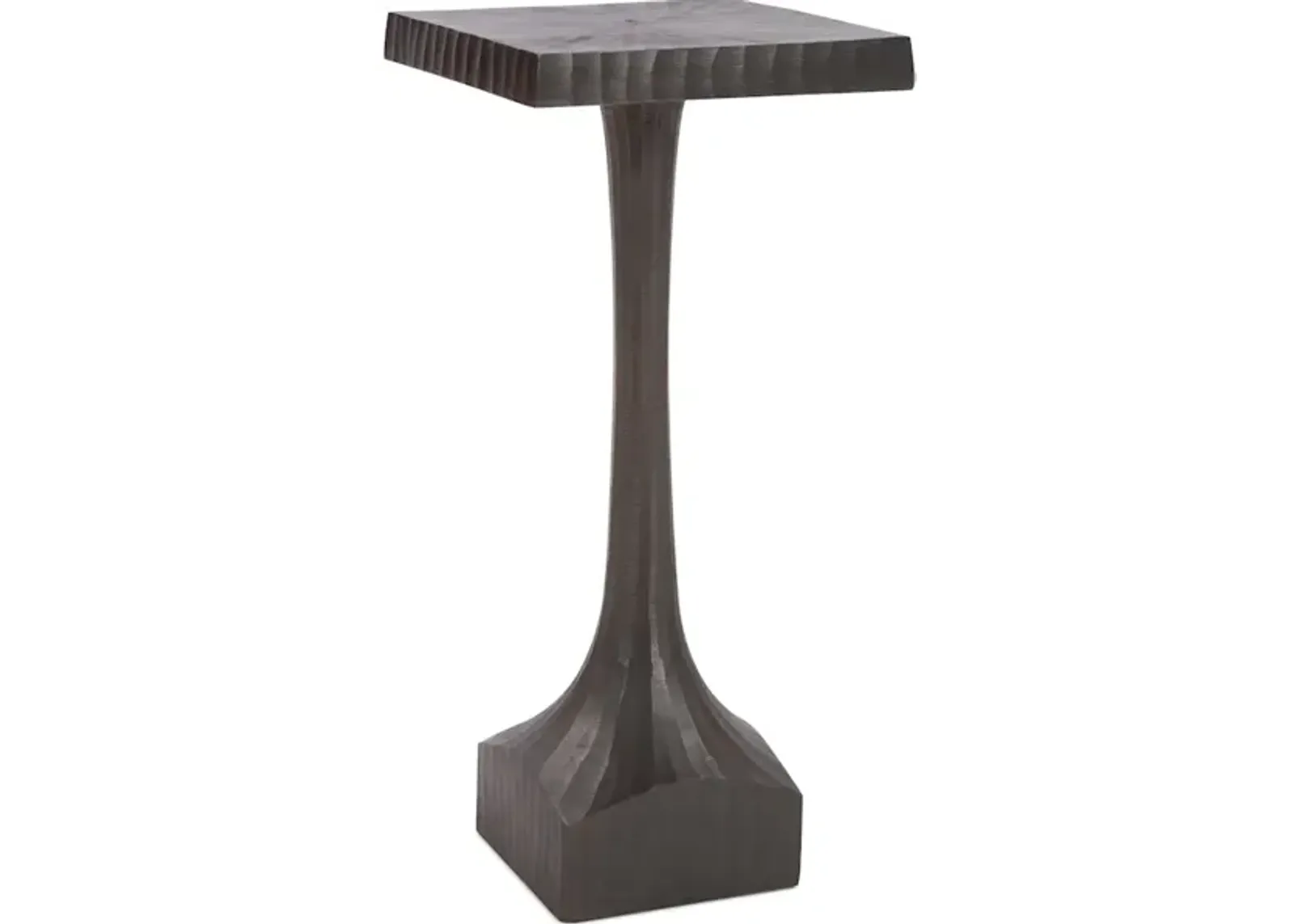 Chiseled Cast Aluminum Martini Table