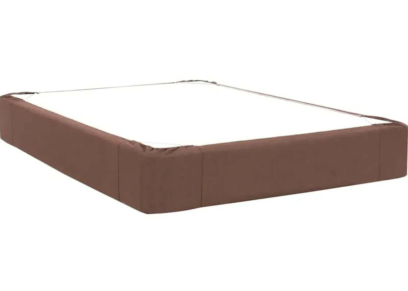 Twin Boxspring Cover Sterling Chocolate (Cover Only)