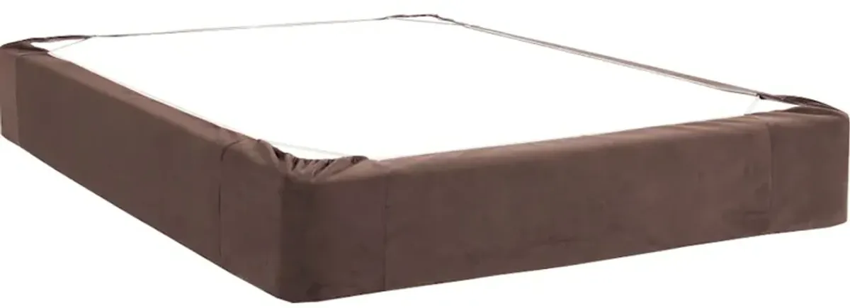 Full Boxspring Cover Bella Chocolate (Cover Only)