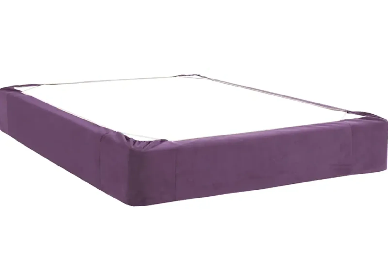 Full Boxspring Cover Bella Eggplant (Cover Only)