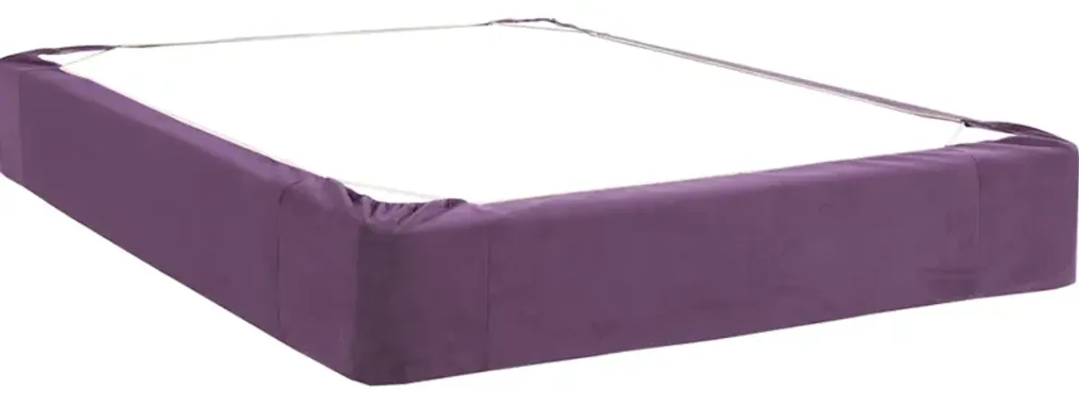 Full Boxspring Cover Bella Eggplant (Cover Only)