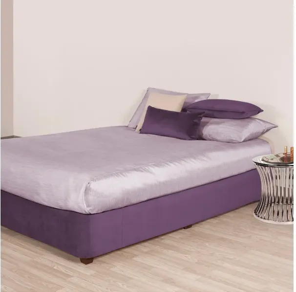 Queen Boxspring Cover Bella Eggplant (Cover Only)