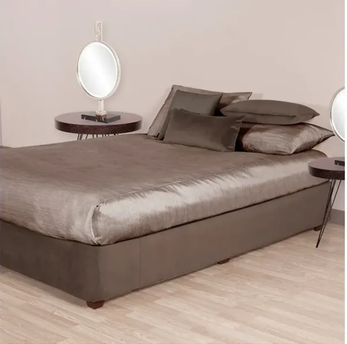 King Boxspring Cover Bella Pewter (Cover Only)